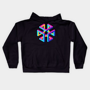 Retro Goemetry Kids Hoodie